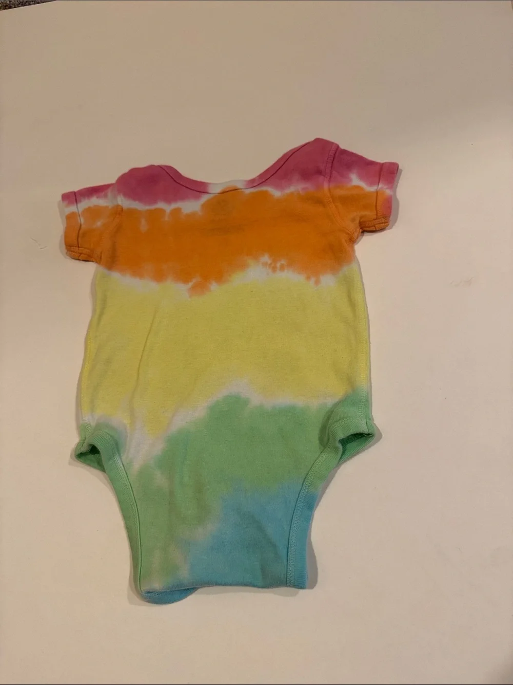 Liquid Blue Grateful Dead Tie Dye Onesie Baby Infant Size 6-12 Months